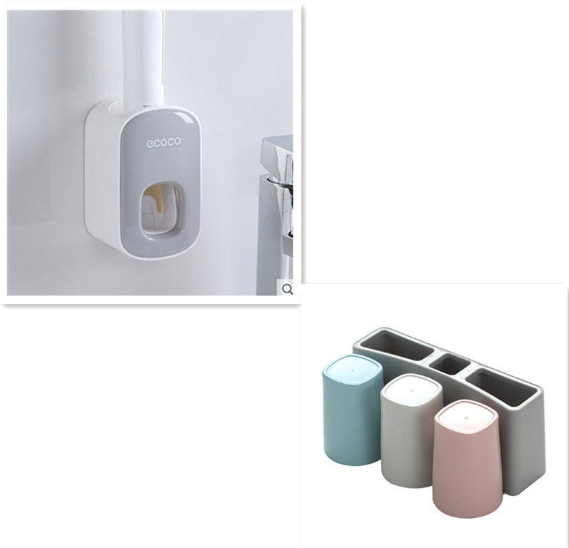 Wall Mounted Automatic Toothpaste Holder Bathroom Accessories