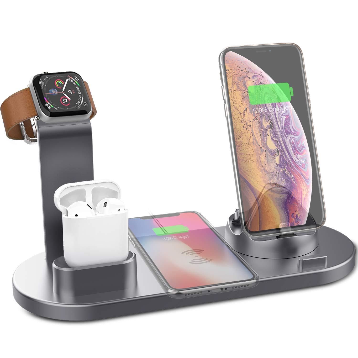 Wireless Charger 4 In 1 Charging Station For AppleIWatch