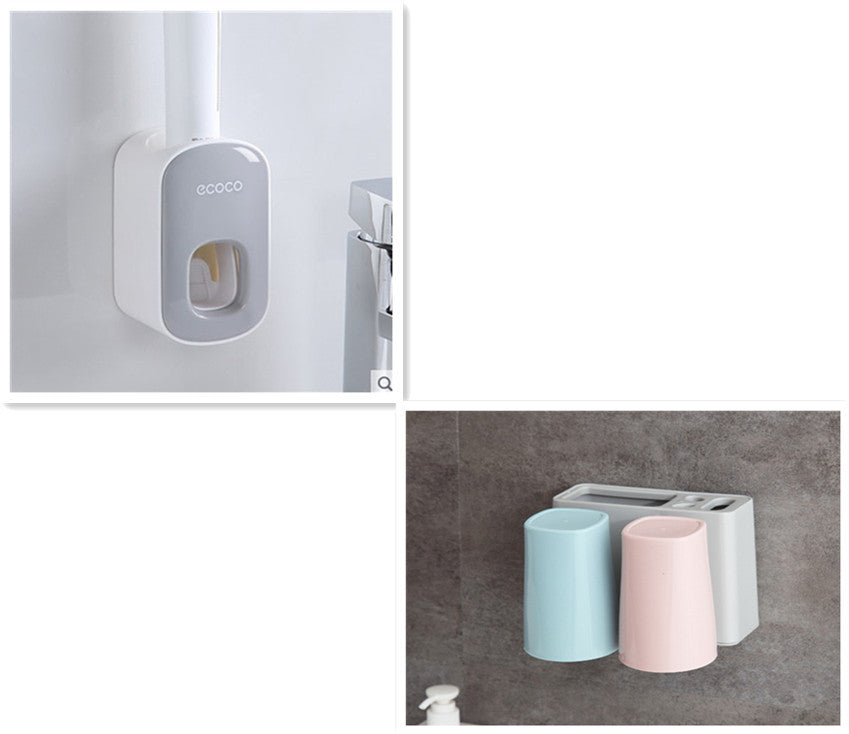 Wall Mounted Automatic Toothpaste Holder Bathroom Accessories