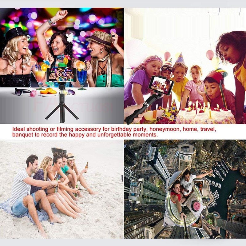 Compatible with Apple, Tripod Selfie Stick Mobile Universal Live