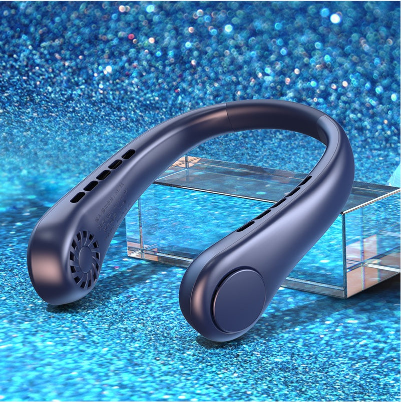 New Mini Neck Fan Portable Bladeless Hanging Neck