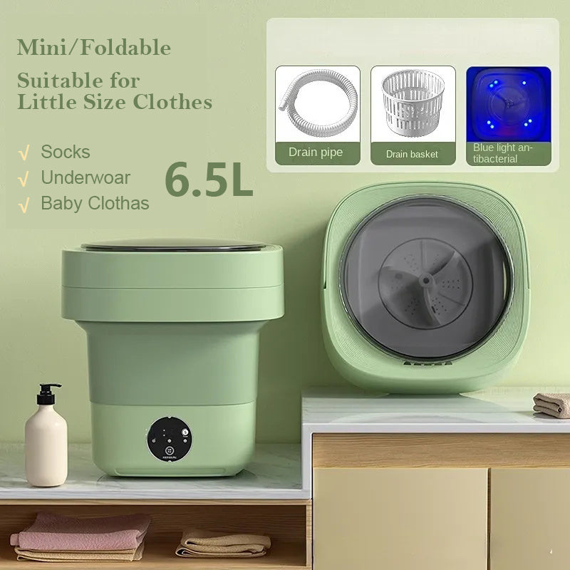 Mini Foldable Washing Machine Portable Mini Socks