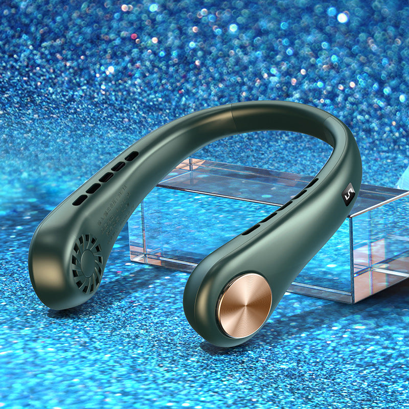 New Mini Neck Fan Portable Bladeless Hanging Neck