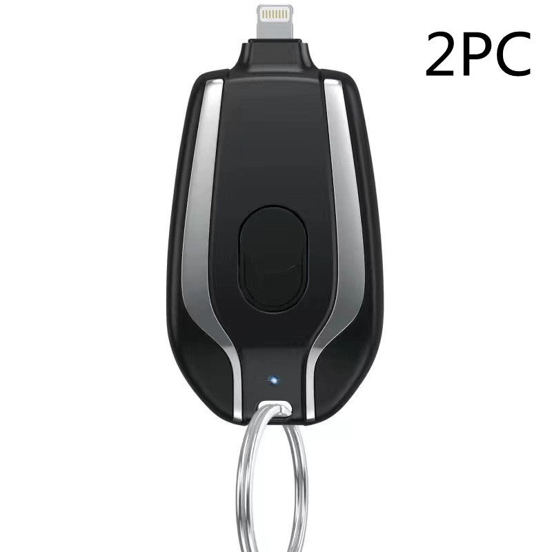 Keyring Charging Bank Wireless Portable 1500 Mah