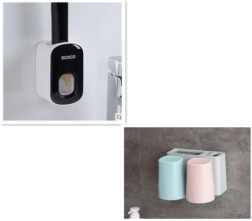 Wall Mounted Automatic Toothpaste Holder Bathroom Accessories