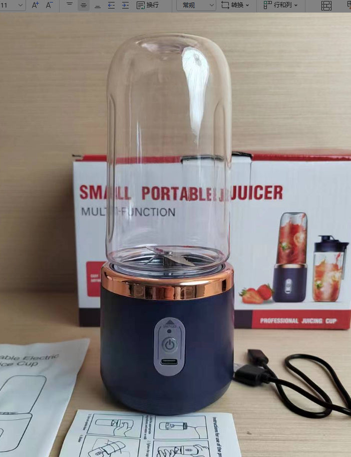 6blade Portable Blender Mini Juicer Cup Extractor Smoothie