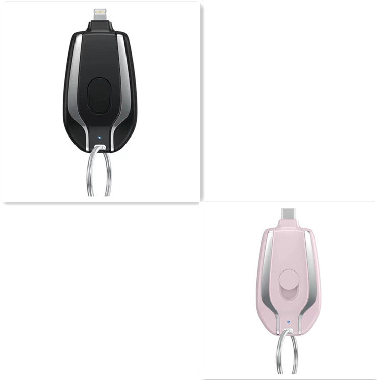 Keyring Charging Bank Wireless Portable 1500 Mah
