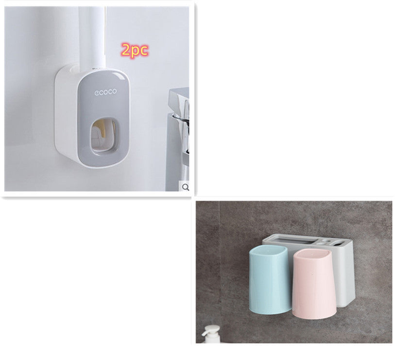 Wall Mounted Automatic Toothpaste Holder Bathroom Accessories