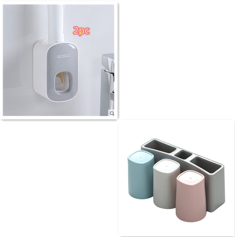Wall Mounted Automatic Toothpaste Holder Bathroom Accessories
